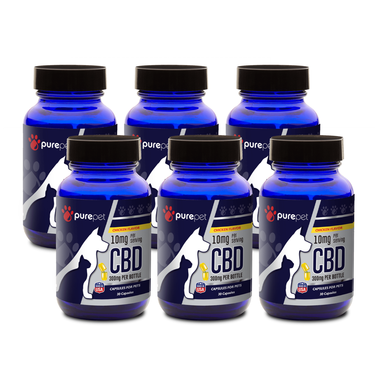 FullSpectrum 300mg CBD Gel Capsules CBD Pills for Dogs