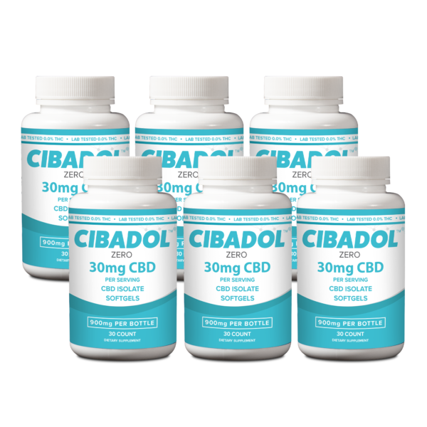 Cibadol Zero 900mg CBD Softgels - Hemp Depot Wholesale